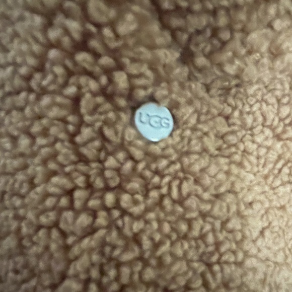 NWOT UGG Charlisse Teddy Bear Long Coat in Camel SZ L - Picture 6 of 14